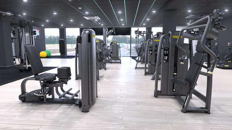 fit+ franchise gym interior